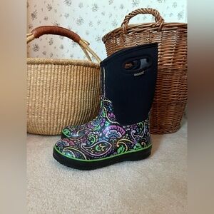 BOGS Multicolor Paisley Waterproof Boots